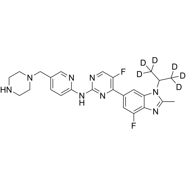 Abemaciclib metabolite M2-d6 (LSN2839567-d6)